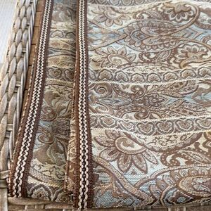 Biltmore Paisley Window Valances (2) 80”x18”